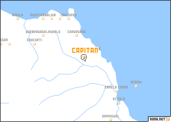 map of Capitán