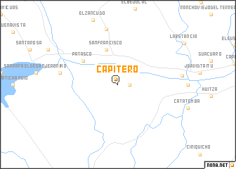 map of Capitero