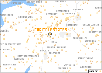 map of Capitol Estates