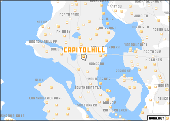 map of Capitol Hill