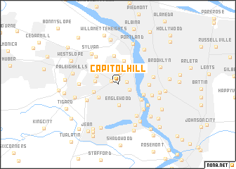 map of Capitol Hill