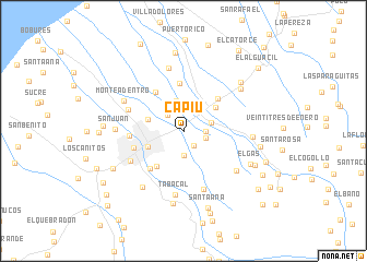 map of Capiú