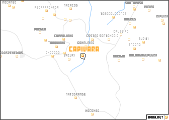 map of Capivara