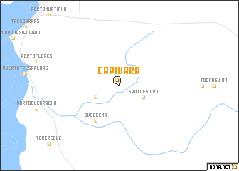 map of Capivara