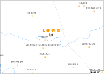 map of Capivari