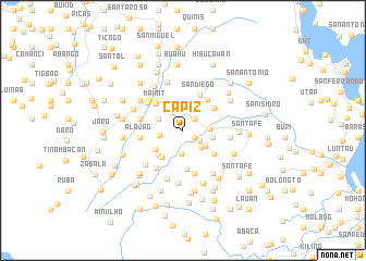 map of Capiz