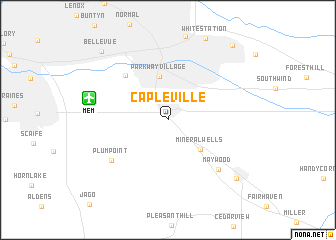 map of Capleville