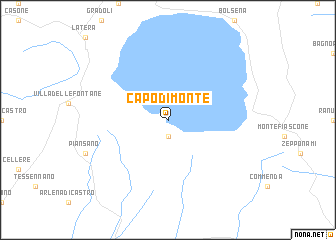 map of Capodimonte