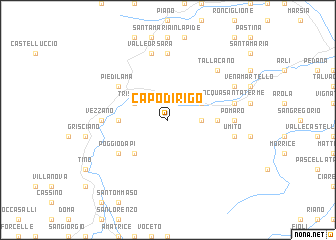 map of Capodirigo