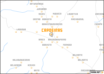 map of Capoeiras