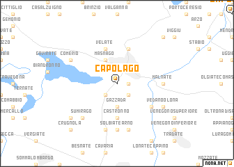 map of Capolago