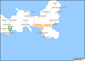 map of Capoliveri