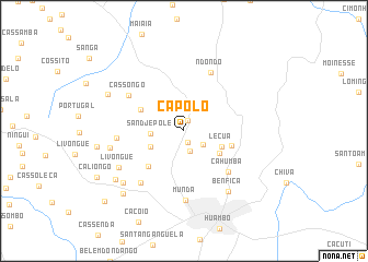 map of Capolo