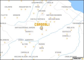 map of Caporali