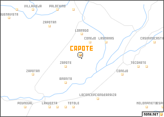 map of Capote