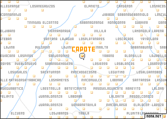 map of Capote