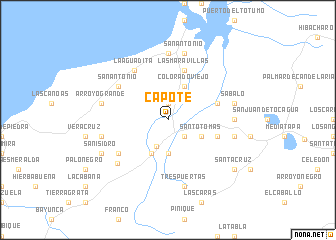 map of Capote