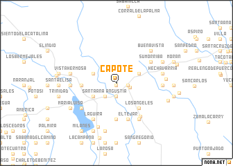 map of Capote