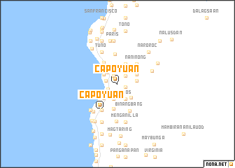 map of Capoyuan