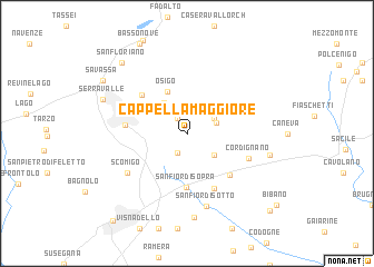 map of Cappella Maggiore