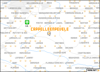 map of Cappelle-en-Pévèle
