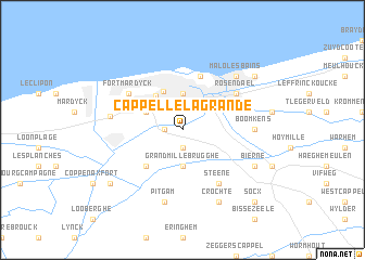 map of Cappelle-la-Grande