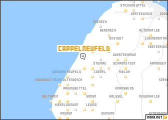 map of Cappel-Neufeld