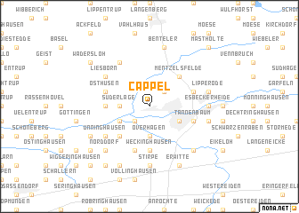 map of Cappel