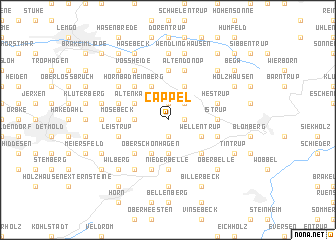 map of Cappel