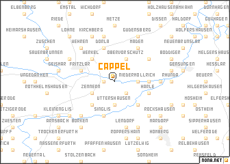 map of Cappel