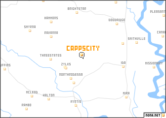 map of Capps City