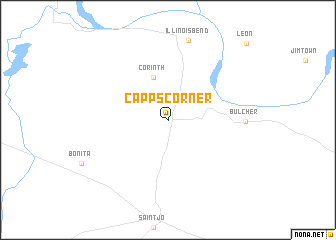 map of Capps Corner