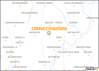 map of Cappuccini di Riano