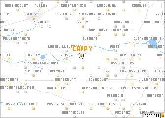 map of Cappy
