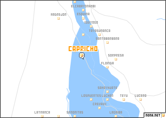 map of Capricho