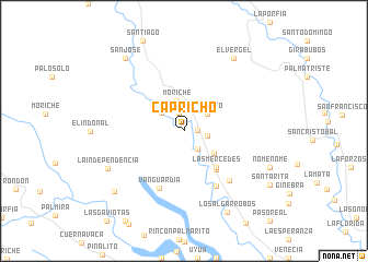 map of Capricho