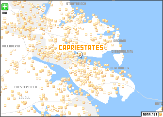 map of Capri Estates