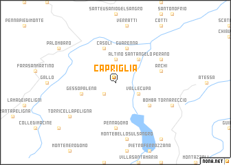 map of Capriglia