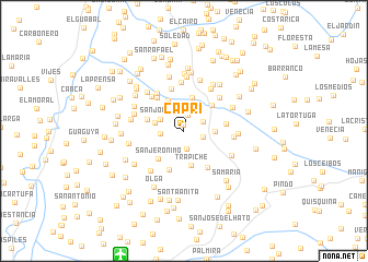 map of Capri