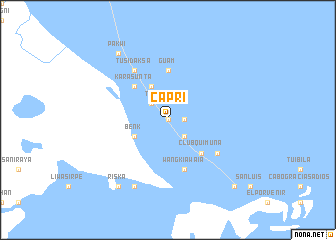 map of Capri