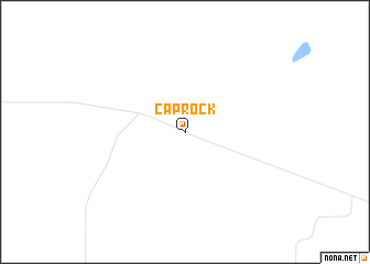 map of Caprock