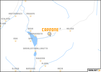 map of Caprone