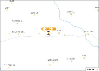 map of Capron
