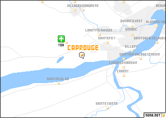 map of Cap-Rouge