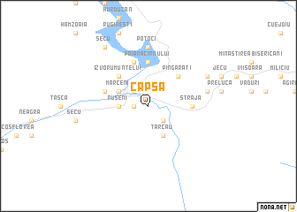 map of Capşa