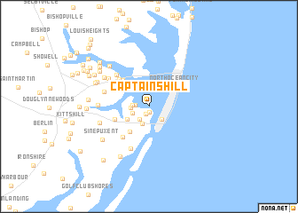 map of Captains Hill