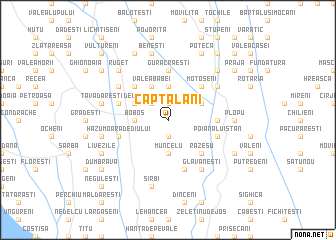 map of Căptălani