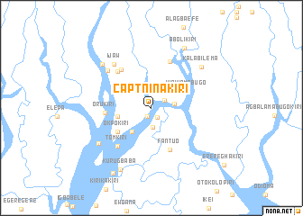 map of Captninakiri