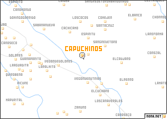 map of Capuchinos