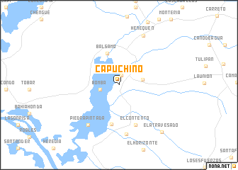 map of Capuchino